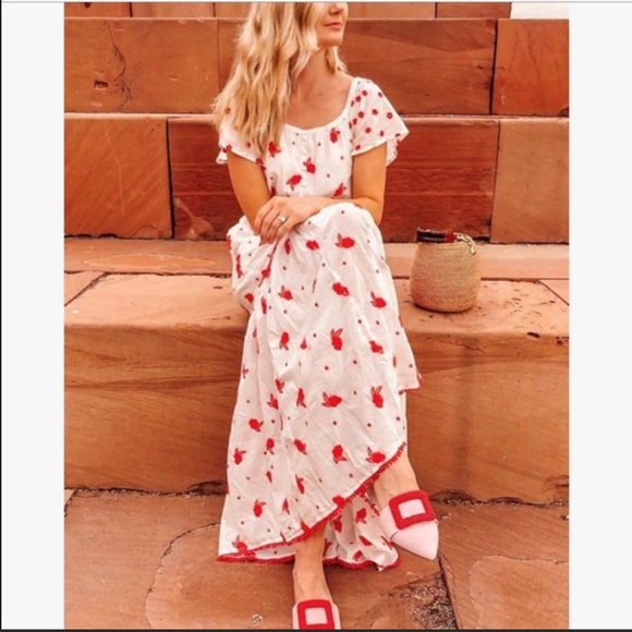 NWT Anthropologie Maeve Embroidered Floral  Esme Dress Size XSP - Picture 9 of 15